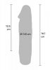 Naturalne dildo wibrujące sztuczny penis 15,5 cm